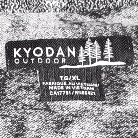 Kyodan Outdoors * 3/4 Zip Pull-over * Sz XL * EUC * Soft, Gray, Kangaroo Pouch * - Picture 3 of 8